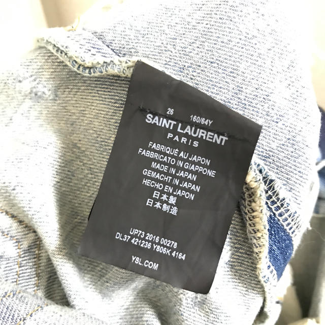 Saint Laurent(サンローラン)のサンローラン デストロイデニム メンズのパンツ(デニム/ジーンズ)の商品写真