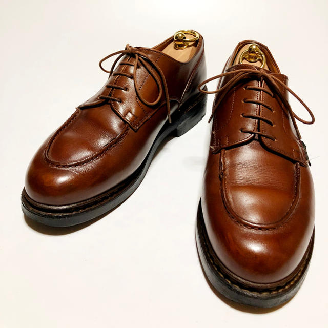 超美品 旧ロゴParaboot CHAMBORD MARRON 6.5 - ブーツ