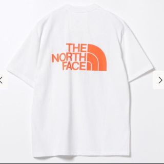 ビームス(BEAMS)のnorthface x beams コラボ tee ホワイト(Tシャツ/カットソー(半袖/袖なし))