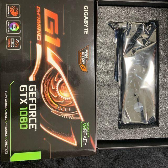 GIGABITE GTX1080 G1 使用期間半年 美品 付属品全て有GIGABITE状態