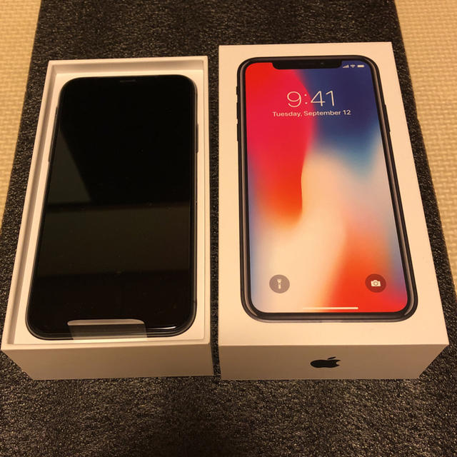 iPhoneX 64gb スペースグレースマホ/家電/カメラ