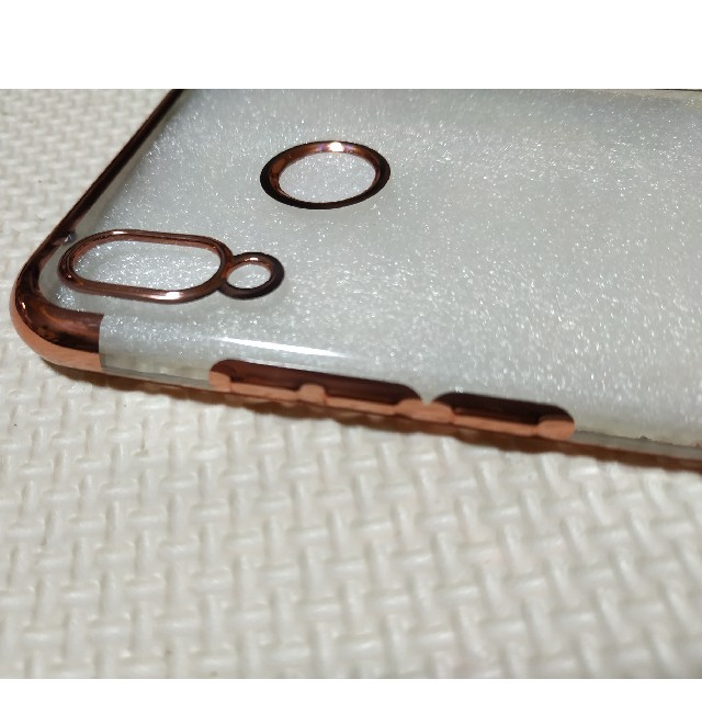送料無料　Huawei P20 Lite 透明メッキ TPU ケース 赤 スマホ/家電/カメラのスマホアクセサリー(Androidケース)の商品写真