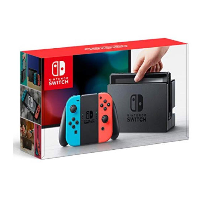 Nintendo Switch(ニンテンドースイッチ)の欲しいゲーム堂々１位☆ニンテンドースイッチ 本体 ネオンブルー/ ネオンレッド エンタメ/ホビーのゲームソフト/ゲーム機本体(携帯用ゲーム機本体)の商品写真