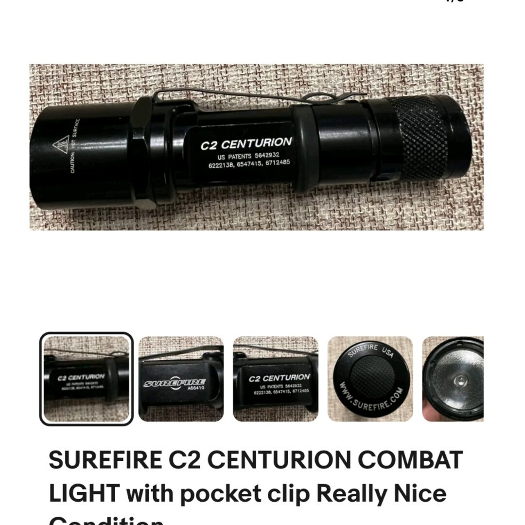 SUREFIRE - SUREFIRE本体 パーツ有ります パーツ等バラ売り可 シュア