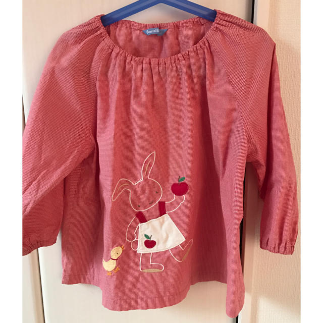 familiar(ファミリア)のファミリア スモック キッズ/ベビー/マタニティのキッズ服女の子用(90cm~)(Tシャツ/カットソー)の商品写真