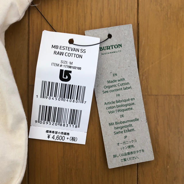 BURTON(バートン)の【専用】バートン BURTON Tシャツ Mサイズ（新品未使用） メンズのトップス(Tシャツ/カットソー(半袖/袖なし))の商品写真