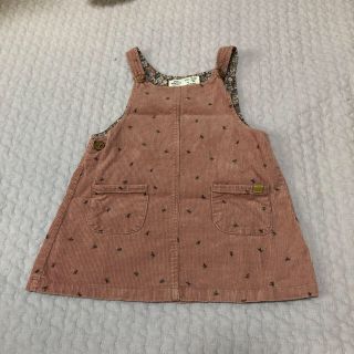 ザラキッズ(ZARA KIDS)のzara baby コーデュロイワンピース　お値下げ！(ワンピース)