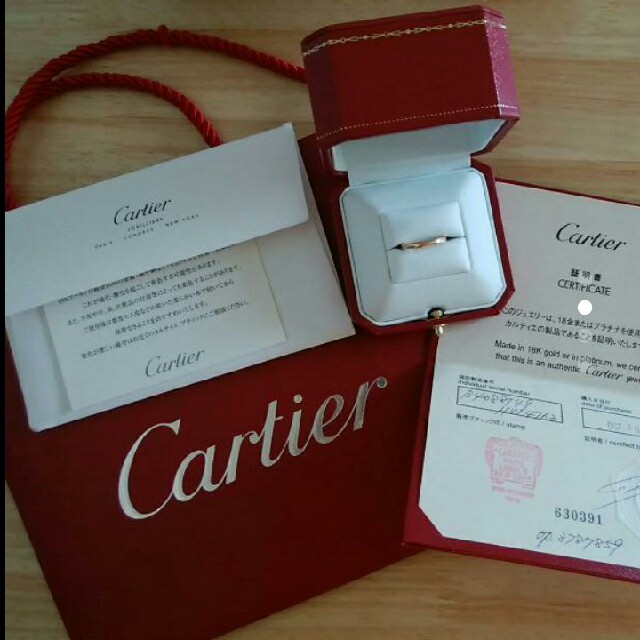 Cartier(カルティエ)のカルティエ美品クラシックリング未使用品フランス指輪ピンクゴールド レディースのアクセサリー(リング(指輪))の商品写真
