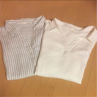 シューラルー(SHOO・LA・RUE)の美品❤️シューラルー スキッパーシャツ(シャツ/ブラウス(半袖/袖なし))