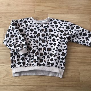 ザラキッズ(ZARA KIDS)のレオパード トレーナー(Tシャツ/カットソー)