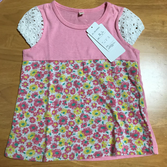 新品♡95センチ 3点セット Tシャツ ノースリーブ キッズ/ベビー/マタニティのキッズ服女の子用(90cm~)(Tシャツ/カットソー)の商品写真