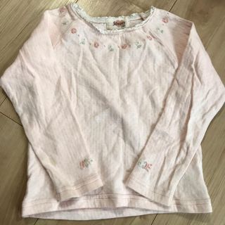 スーリー(Souris)のスーリー♡薄ピンクカットソー100(Tシャツ/カットソー)