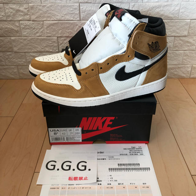 NIKE - 26.5 AIR JORDAN 1 OG “ROOKIE OF THE YEARの通販 by G.G.G. ...