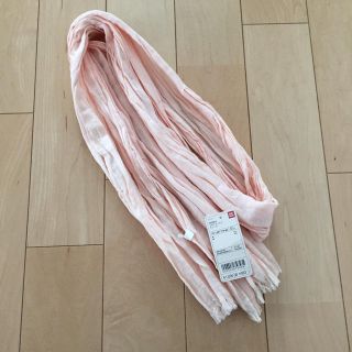 ユニクロ(UNIQLO)の新品未使用品 ユニクロ リネンコットンストール(ストール/パシュミナ)