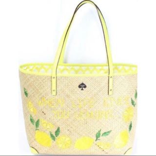 ケイトスペードニューヨーク(kate spade new york)のKate spade  トートバッグ レモン柄 美品(トートバッグ)