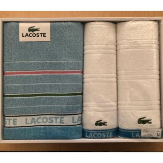 ラコステ(LACOSTE)のLACOSTE タオル詰め合わせギフト(タオル/バス用品)