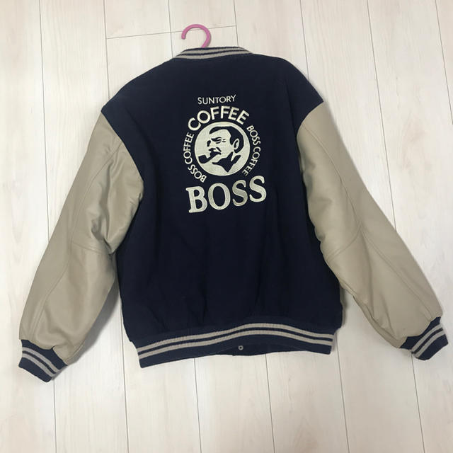 BOSS スタジャン ボスジャン レザー ワッペン