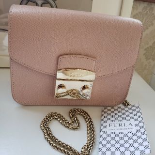 フルラ(Furla)のFURLA　メトロポリス　ピンクベージュ(ショルダーバッグ)