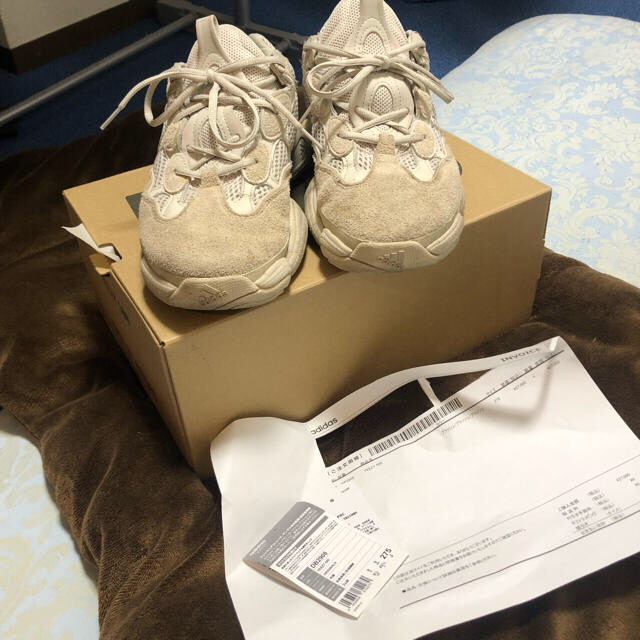 靴/シューズyeezy 500 yeezyboost イージーブースト 27.5