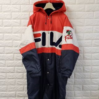 フィラ(FILA)の90s　FILA ボア ベンチコート 中綿  ヴィンテージ レトロ　希少　レア(その他)