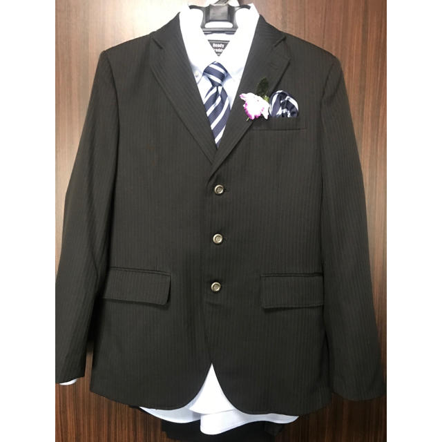 フォーマルスーツ 男の子 165A正装 キッズ/ベビー/マタニティのベビー服(~85cm)(セレモニードレス/スーツ)の商品写真