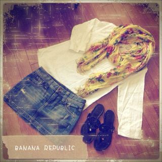 バナナリパブリック(Banana Republic)のバナリパ コットンリネンシャツ୨୧♡ॢ(シャツ/ブラウス(長袖/七分))