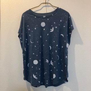 グラニフ(Design Tshirts Store graniph)のグラニフ AラインＴシャツ 夜空(Tシャツ(半袖/袖なし))