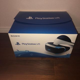 プレイステーションヴィーアール(PlayStation VR)のpsvr(イヤホンなし、使用感あり)(家庭用ゲーム機本体)