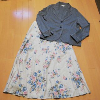 ローラアシュレイ(LAURA ASHLEY)のローラ・アシュレイ13号ジャケットスカートセット(ロングスカート)