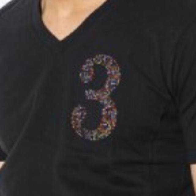 1piu1uguale3(ウノピゥウノウグァーレトレ)の1piu1uguale3 relax レインボーカラー ラインストーン Tシャツ メンズのトップス(Tシャツ/カットソー(半袖/袖なし))の商品写真