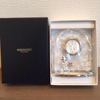 ミキモト(MIKIMOTO)の【送料込み☆】MIKIMOTO 置時計ブランシュール(置時計)