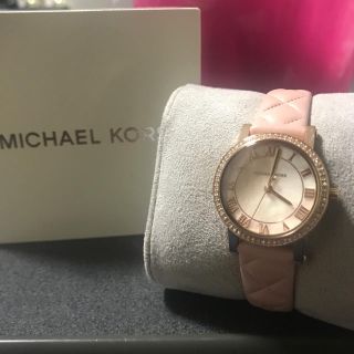 マイケルコース(Michael Kors)のマイケルコース　腕時計　ピンクベージュ(腕時計)