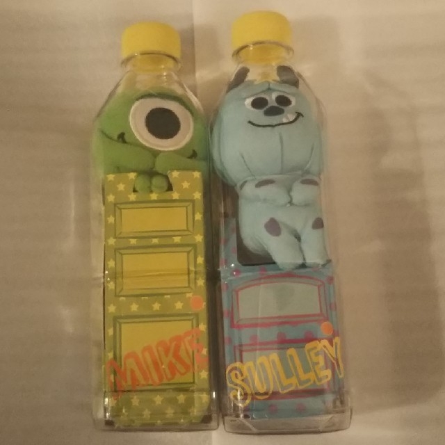 Disney(ディズニー)のMIKE ＆ SULLEY ペットボトルの中のぬいぐるみ エンタメ/ホビーのおもちゃ/ぬいぐるみ(ぬいぐるみ)の商品写真