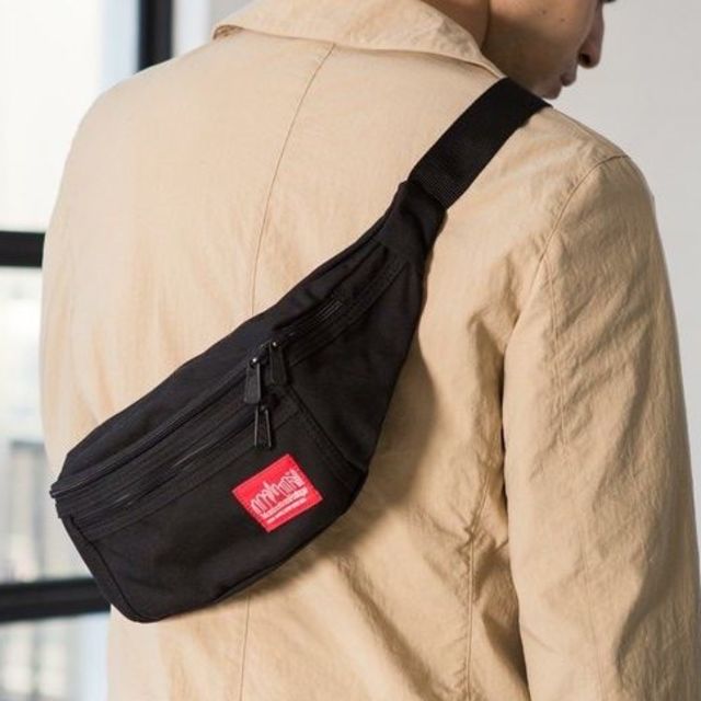 Manhattan Portage(マンハッタンポーテージ)の新品 マンハッタンポーテージ ボディバッグ 黒 ウエストバッグ バッグ ナイロン レディースのバッグ(ボディバッグ/ウエストポーチ)の商品写真