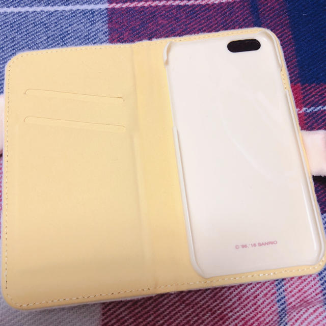 サンリオ(サンリオ)のポムポムプリン 携帯ケース スマホ/家電/カメラのスマホアクセサリー(iPhoneケース)の商品写真