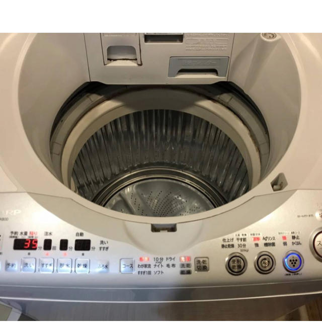 ● SHARP 洗濯乾燥機 ES-TX800 Ag+イオンコート 洗8 乾4 ● 2