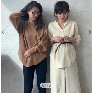 プラージュ(Plage)のETRETOKYO★美品 2wayサーマルプルオーバー(カットソー(長袖/七分))