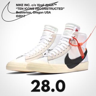 ナイキ(NIKE)の送込28‼︎ NIKE×Off-White 初期ブレーザー(スニーカー)