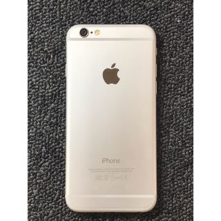 アイフォーン(iPhone)のiPhone 6 silver 16 GB au(スマートフォン本体)