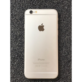 アイフォーン(iPhone)のiPhone 6 silver 16 GB au(スマートフォン本体)