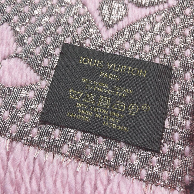 サイズ LOUIS VUITTON - LOUIS VUITTON エシャルプ・ロゴマニア シャイン ローズバレリーヌの通販 by min