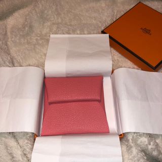 エルメス(Hermes)のバスティア  ピンク(コインケース)