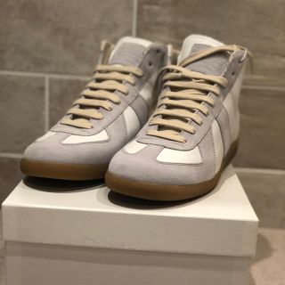 マルタンマルジェラ(Maison Martin Margiela)のマルジェラ ジャーマントレーナー ハイ 新品未使用(スニーカー)