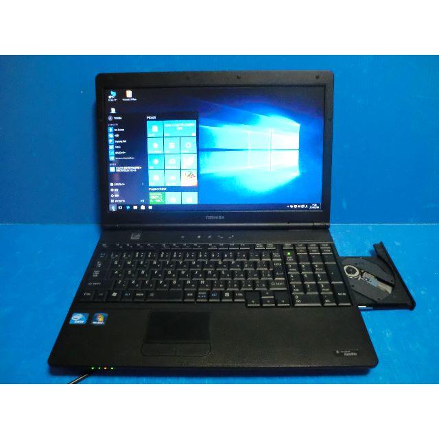 美品TOSHIBAノートPC windows10 satelliteB452/F-