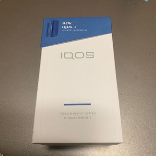 アイコス(IQOS)のiQOS3 ステラブルー 美品 ケース付き(タバコグッズ)