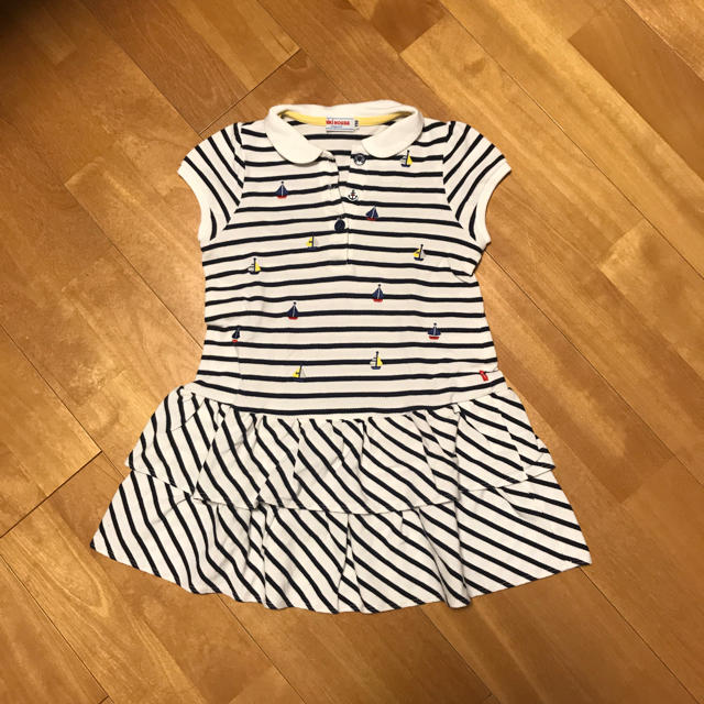 mikihouse(ミキハウス)のワンピース キッズ/ベビー/マタニティのキッズ服女の子用(90cm~)(その他)の商品写真