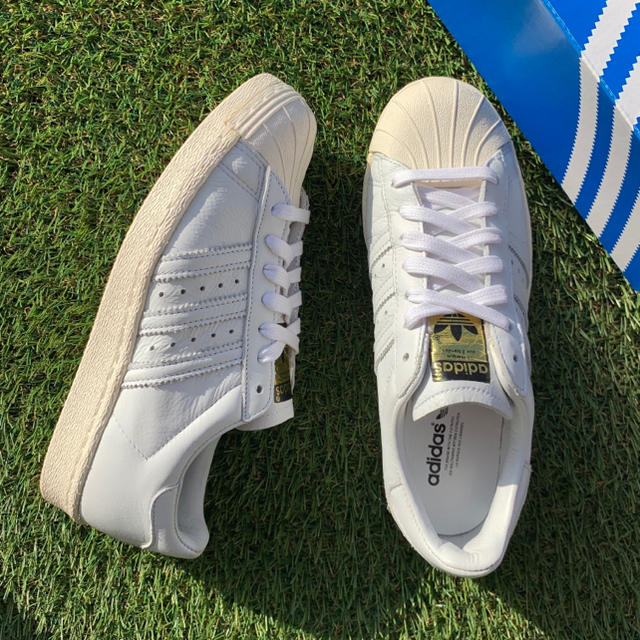 adidas(アディダス)の新同24 adidasアディダス スーパースター80s VIN DLX A510 レディースの靴/シューズ(スニーカー)の商品写真