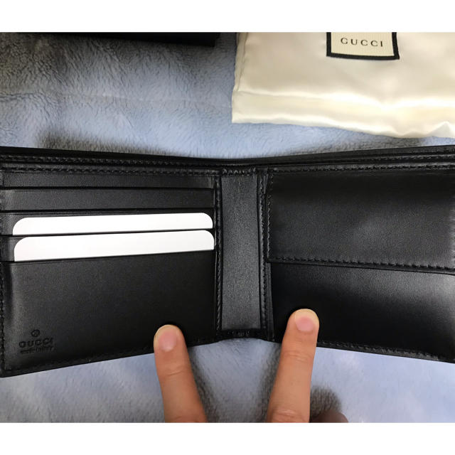 Gucci(グッチ)のGUCCI  スネークプリント 二つ折り財布 メンズのファッション小物(折り財布)の商品写真