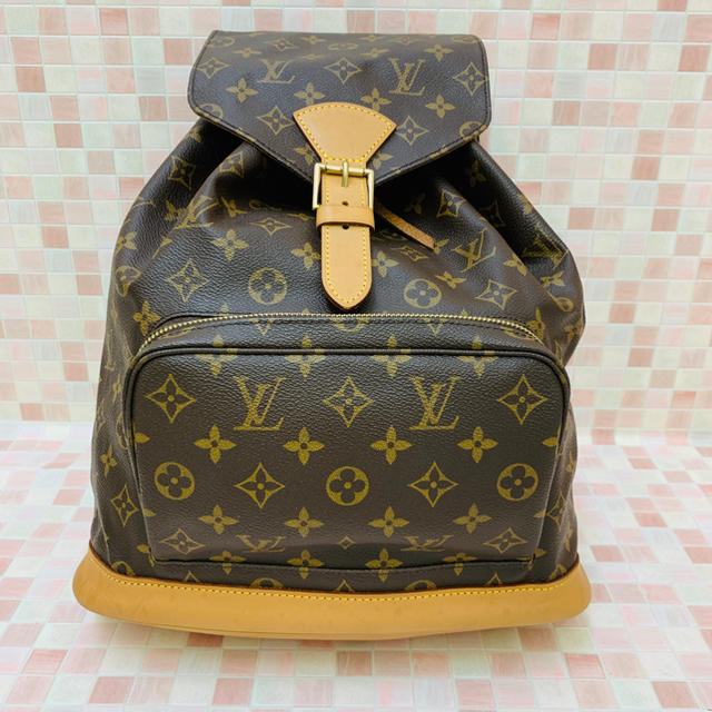 ルイビトン LOUIS VUITTON  モンスリ  リュックバッグ