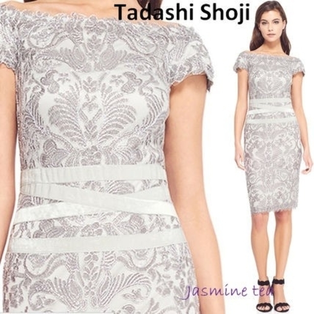 TADASHI SHOJI - タグ付き新品タダシショージ☆総レース ワンピースの+